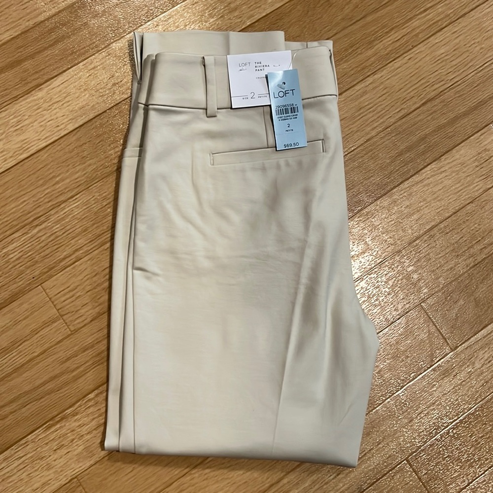 THE RIVIERA PANT CROPPED - LOFT - 2 PETITE